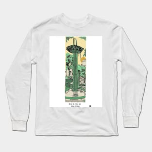 Turtle Lake Saigon Vietnam Illustration Long Sleeve T-Shirt